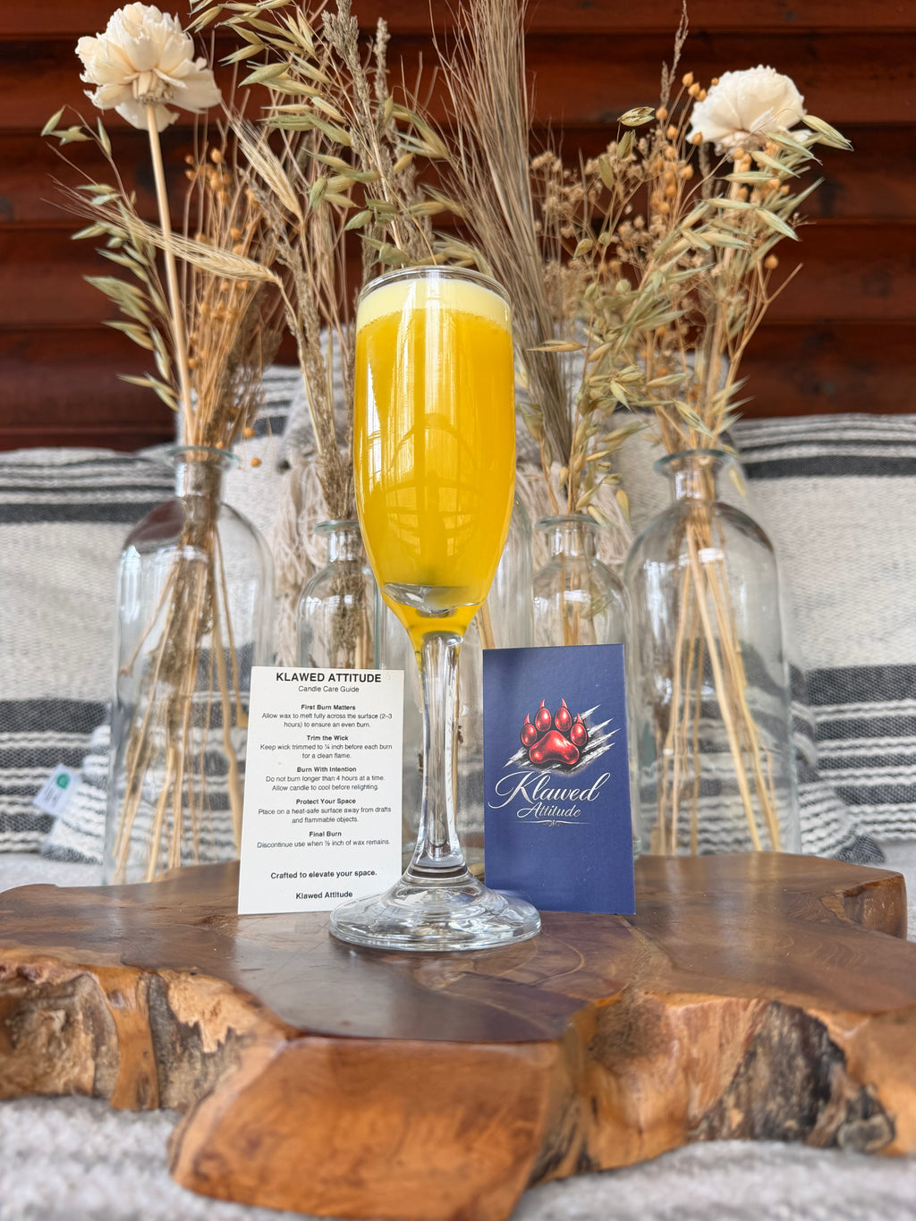 Blood Orange Mimosa Candle