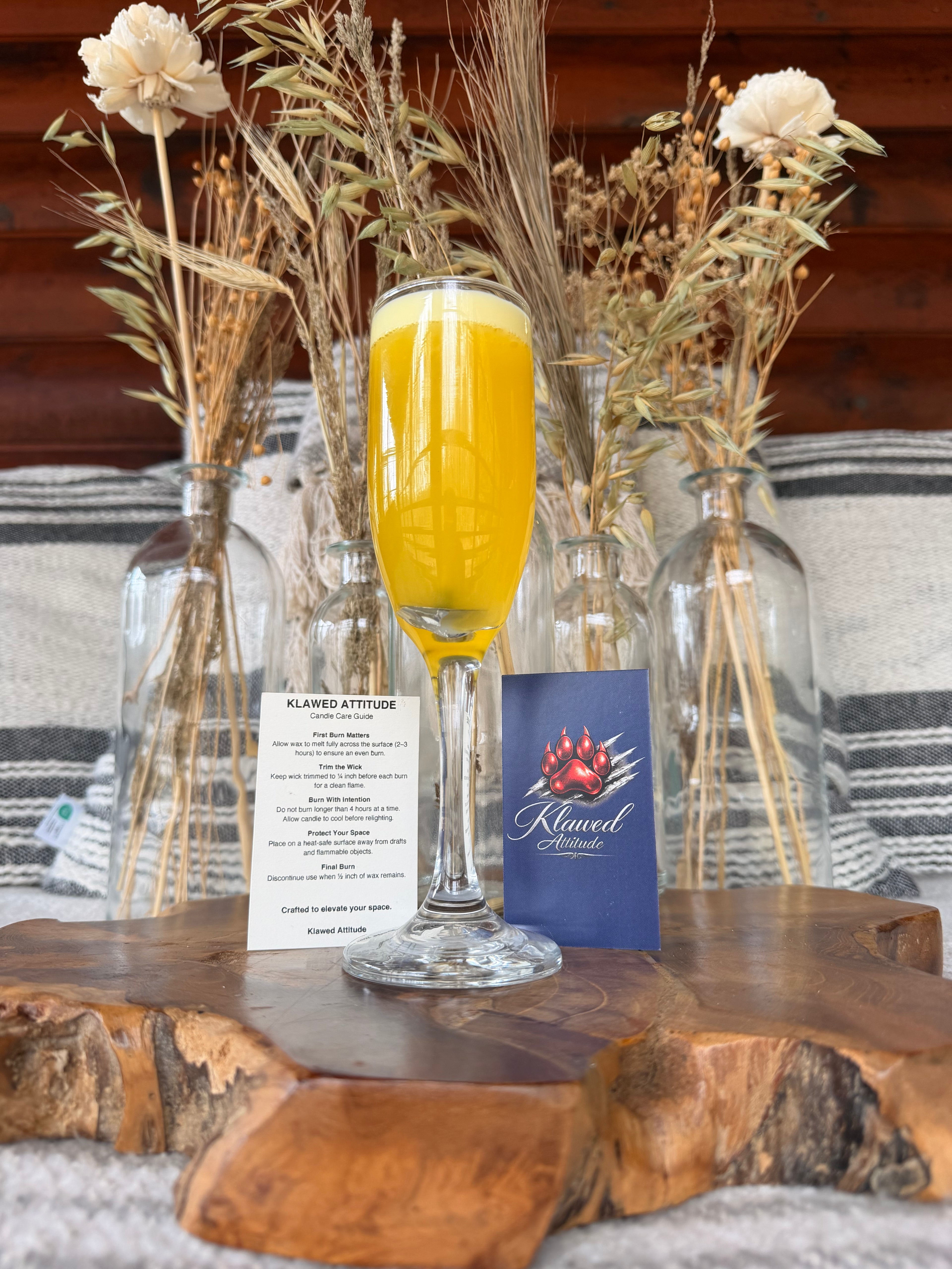 Blood Orange Mimosa Candle