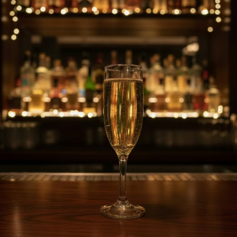 Sparkling Brut Champagne Candle